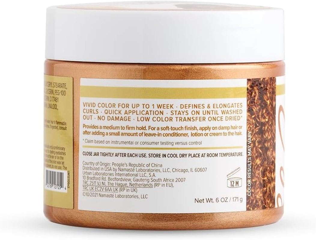 (Golden Bars) - Colour Blast Temporary Hair Makeup Wax - Golden Bars image number 1