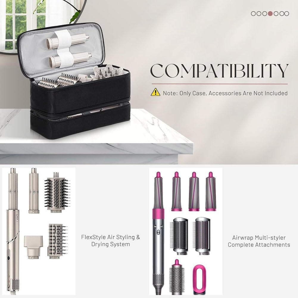 Barbuly Carrying Case for Hair Dryer Flexstyle Brush Hair Accessories Tools Storage Bag,B Easy to Use about 31X15X16Cm image number 4