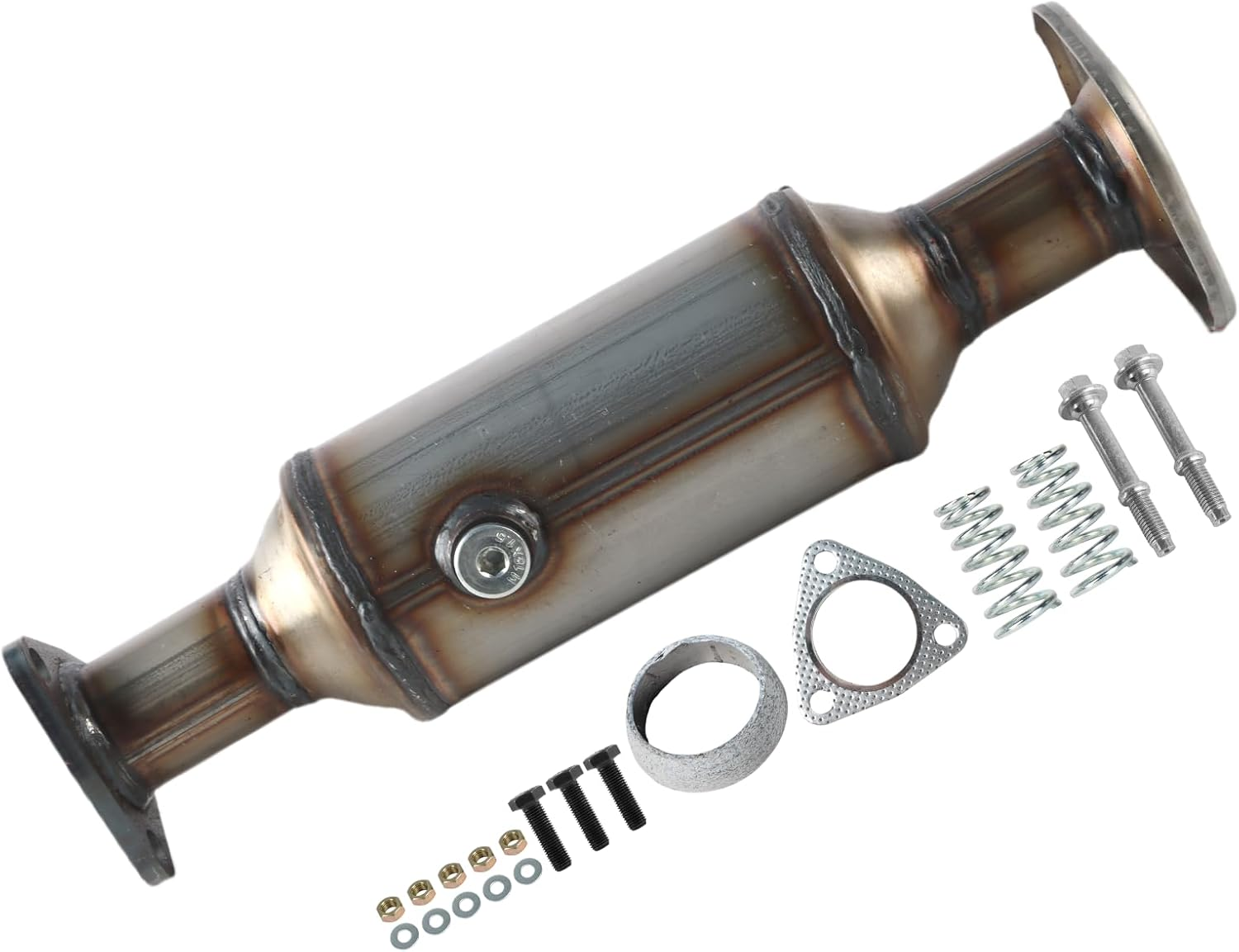 Sleyuyir Direct-Fit Catalytic Converter Compatible with Honda Civic EX & Si 1.6L 1999-2000, Compatible with Acura EL 1.6L 1999-2000 Automotive Replacement Part with Gasket image number 2