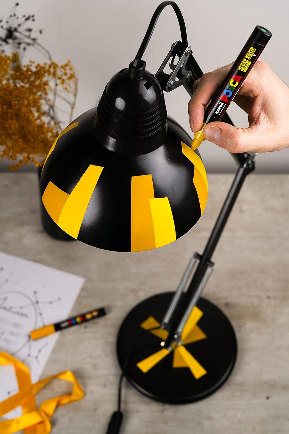 Posca - PC-17K / PC-7M / PC-5M / PC-3M / PC-1M / PC-1MR - Paint Marker Art Pens - Travel Hard Case of 54