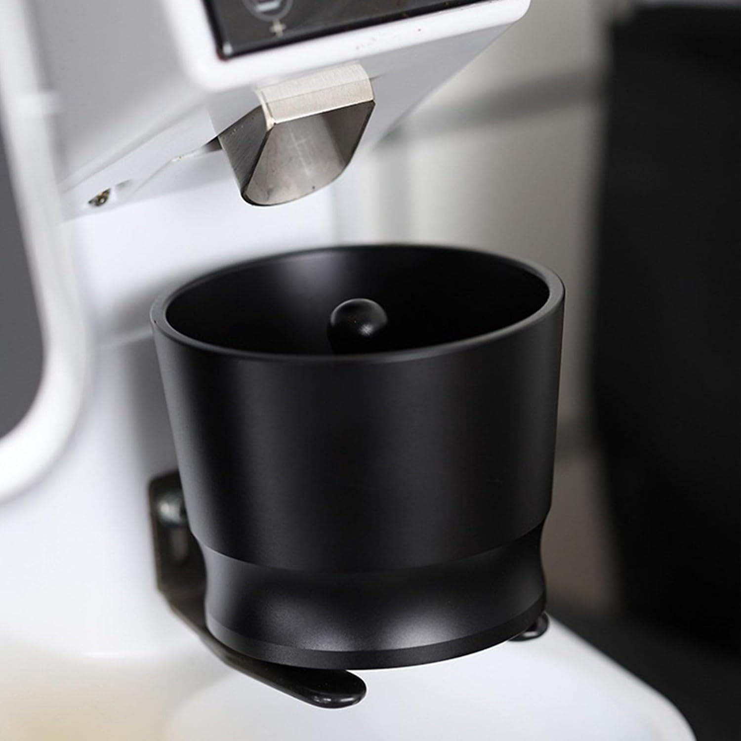 Coffee Dosing Cup Kit, Aluminum Alloy Coffee Powder Picker, Pressed Coffee Accessories and Tools, Suitable 51Mm 53Mm 58Mm Portafilter, for Such as Milk Tea Stores, Coffee Shops (Black) image number 6