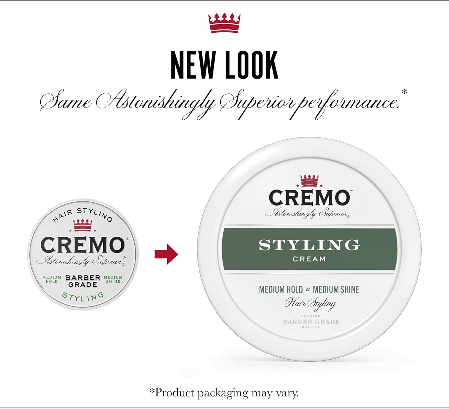 CREMO - Barber Grade Hair Styling Cream for Men | Medium Hold & Medium Shine | All Hair Types | 113G image number 4