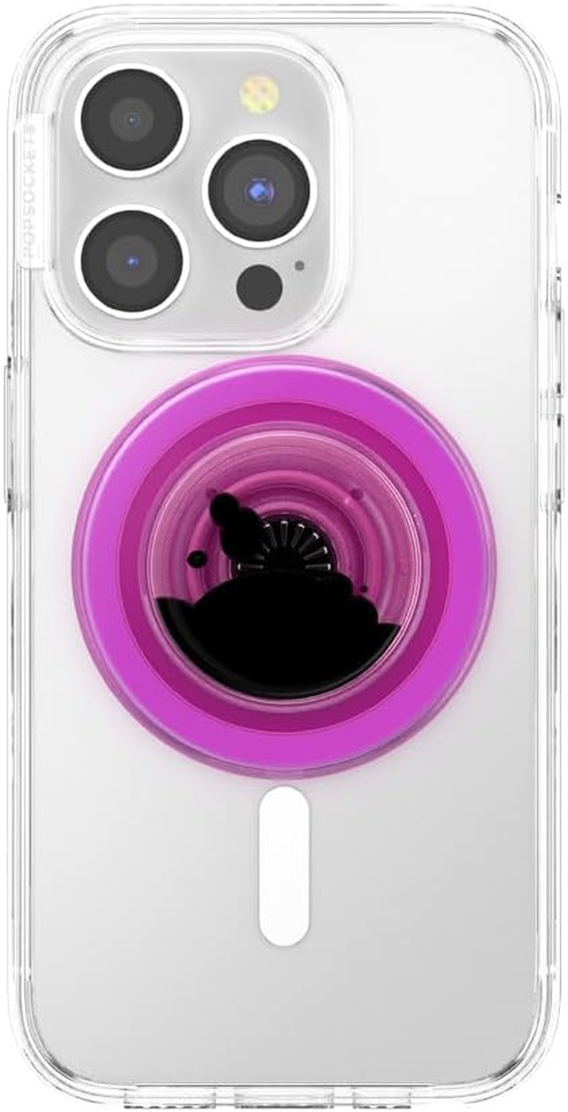 Popsockets: Popgrip round for Magsafe - Adapter Ring for Magsafe Included - Expanding Phone Stand and Grip with a Swappable Top for Smartphones and Cases - Tidepool Lava Lamp Absinthe image number 1