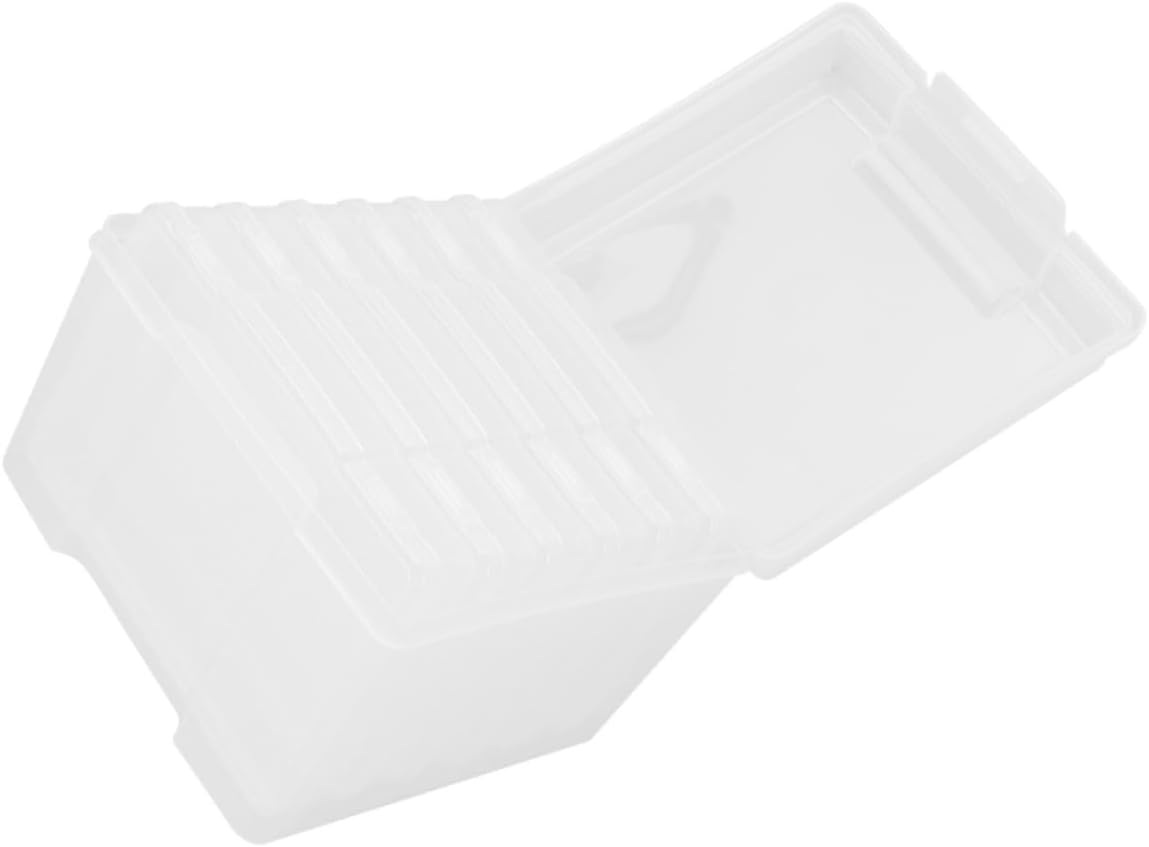 KOMBIUDA Sealing Cards Box Multi-Functional Photo Container Reusable Storage Box for Postcards Picture Holder Case image number 4