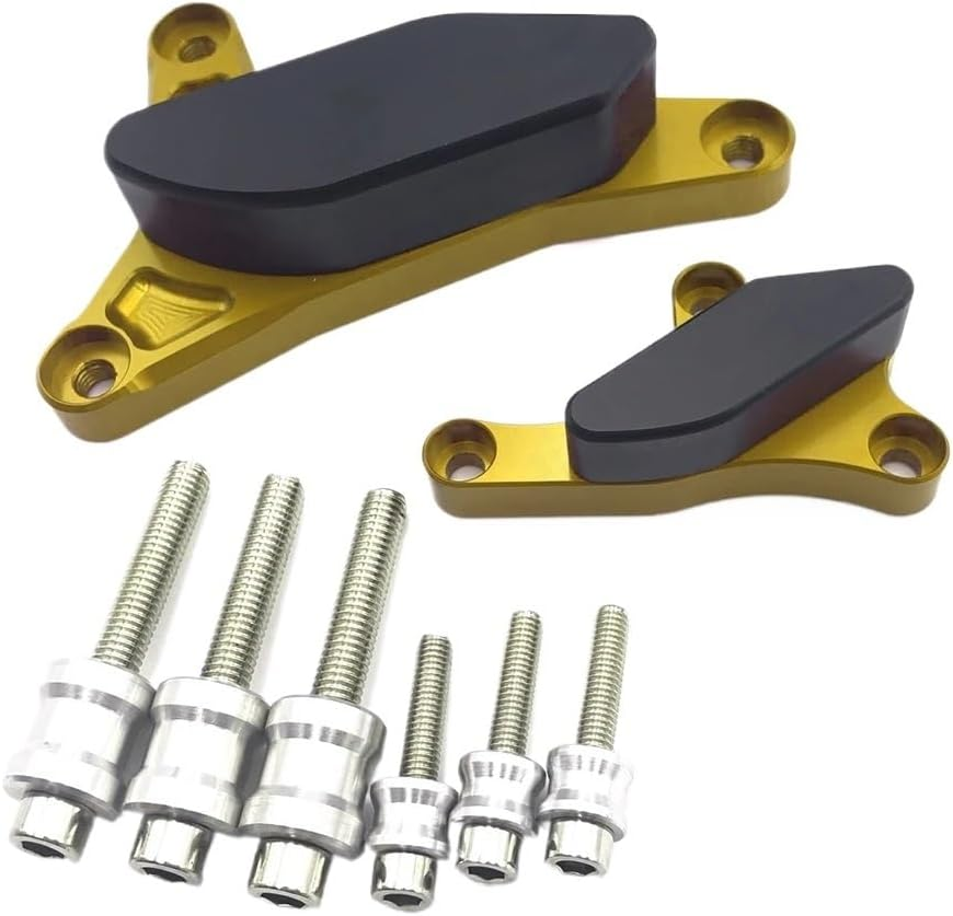 Compatible with YZF R1 2007 2008 YZF-R1 YZFR1 Motorcycle Engine Guard Protection Sliders Crash Pad Accessories(Black)