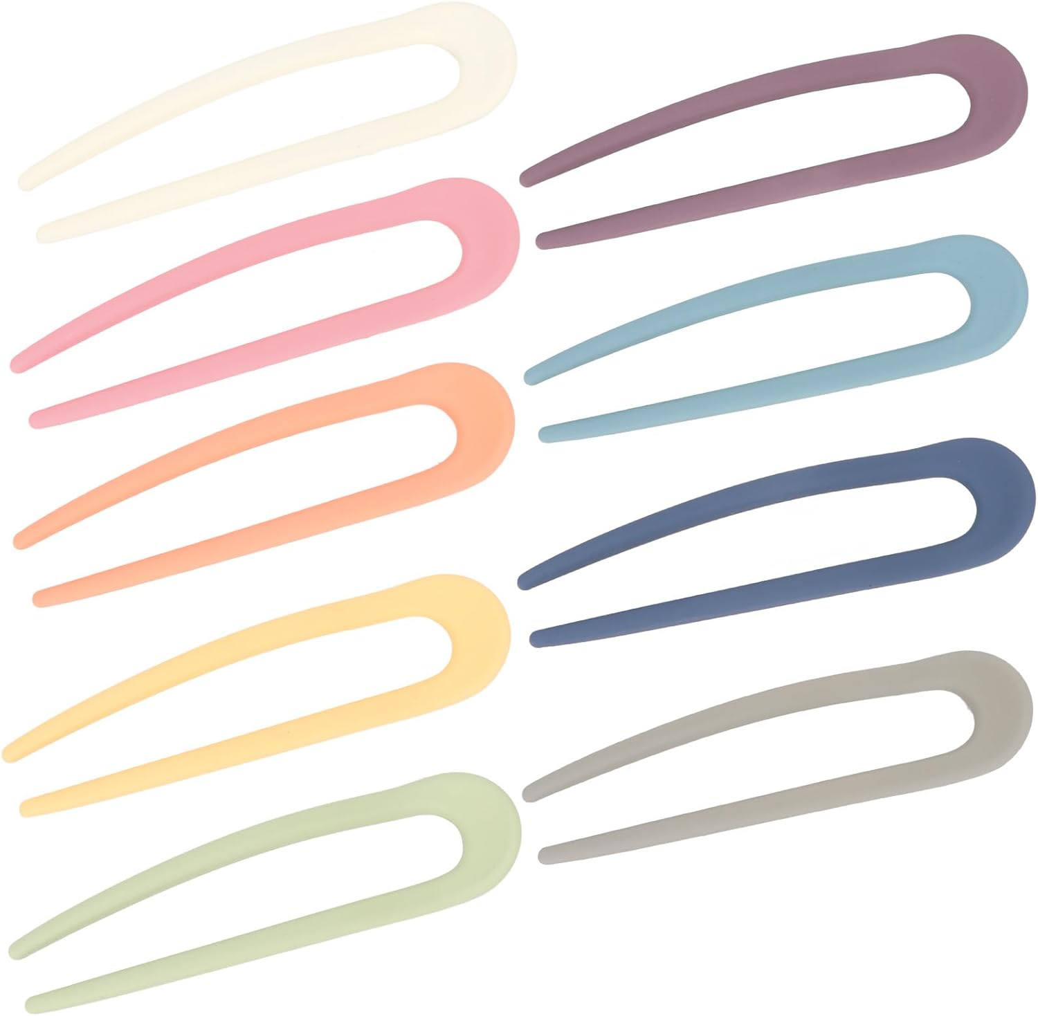 EXIPSAT Pack of 9 Colourful Hair Clips, U-Shape, Hair Pins, Hair Clips for Women with All Hairstyle Styles image number 5