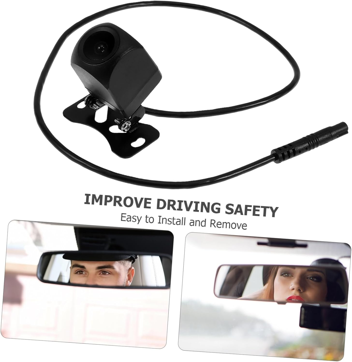 Cabilock 5-Pin Wireless Waterproof Rear View Camera with Night Vision for Universal Vehicle Reversing and Parking Wide Angle Backup Camera System image number 5