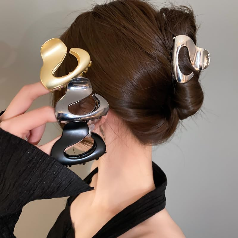 Hair Clips Hair Accessories for Women Girls Elegant Silver Hair Clips Hair Pins Fashion Styling Accessories for Party Wedding Daily (Fumosog) image number 5