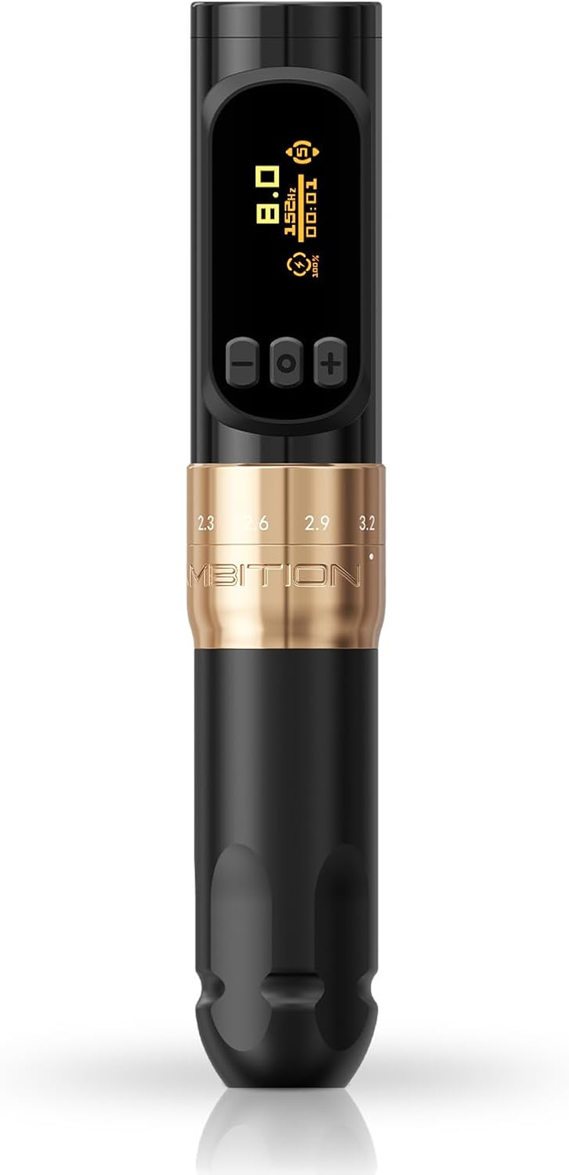 Ambition Sally 270 Rotary Tattoo Gun, Wireless Tattoo Machine with Adjustable Stroke 1300 Mah Battery 270 G.Cm Torque Coreless Motor, Permanent Makeup Tattoo Pen for Eyebrow Eyeliner Lips SMP Artists image number 1