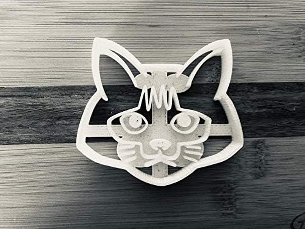 Birman Cat Cookie Cutter, 3 Inch, Face Shape image number 1
