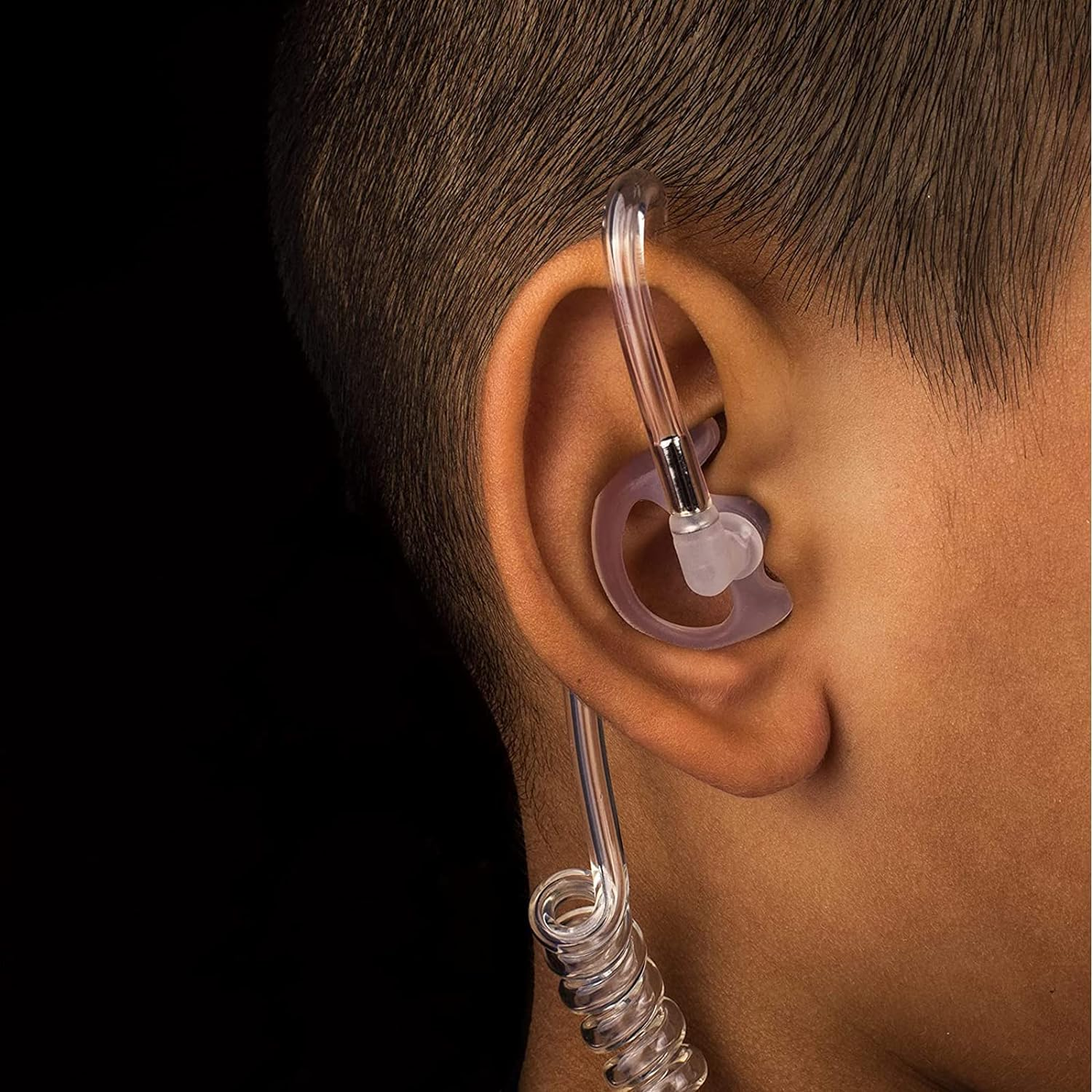 Replacement Earmold Earpiece Earbud Earplug Ear Mold for Walkie Talkie Acoustic Tube Earpiece,Soft Silicone Earmould Replacement Earpiece Insert for Two Way Radio Air Acoustic Headset (Pair of 12) - 5 Pair Medium image number 2