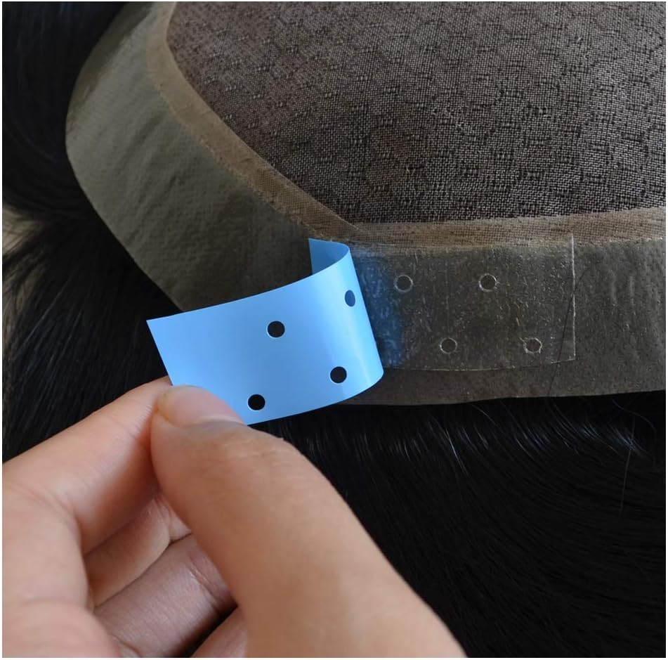 (Adhesive Schistose Tapes, "Extenda Bond" C Contour 36 Pieces) - AIRAO "Extenda Bond" Walkertape Bonding Toupee Hairpiece Hair Extensions Tape Adhesive Glue Strips Wig Tape Double Sided Shape C Contour 36 Pieces per Bag image number 5