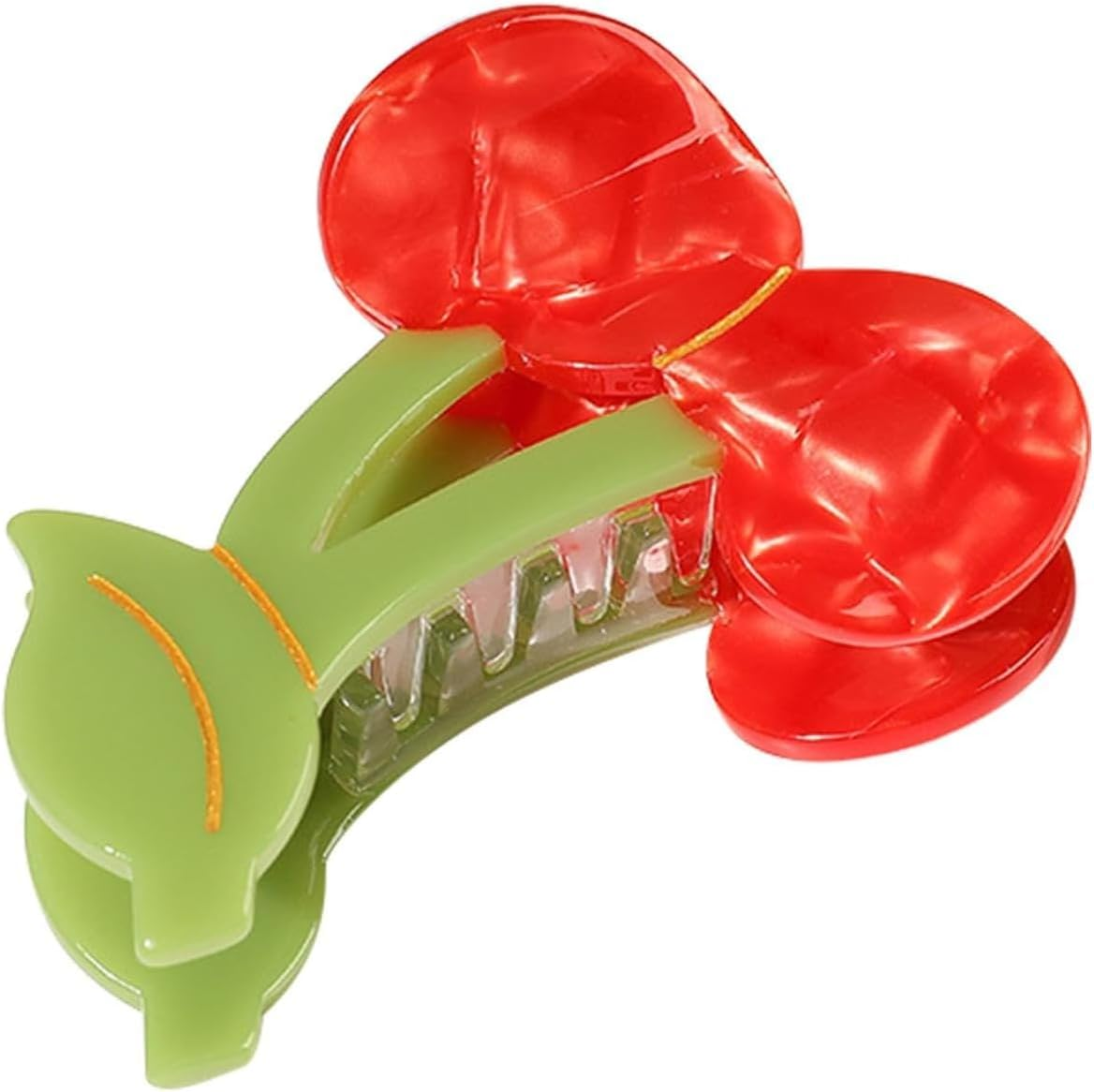 Cherry Hair Clip - Red Claw Clip Fruit Hair Clips,Cherry Hair Clips for Mother'S Day, Graduation Ceremony, Birthday Parties, Valentine'S Day image number 2