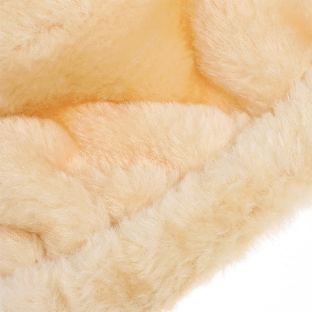 Kisangel Cat Hammock Bed Cat Tree Hanging Hammock Plush Climbing Bed Nest Basket for Indoor Home Lounger Attachment, Beige image number 2