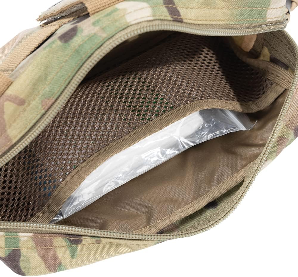 EXCELLENT ELITE SPANKER Tactical Molle Admin Pouch for Tactical Backpack Waist Bag Utility Tool Pouch Tactical EDC Bag - Multicam image number 3