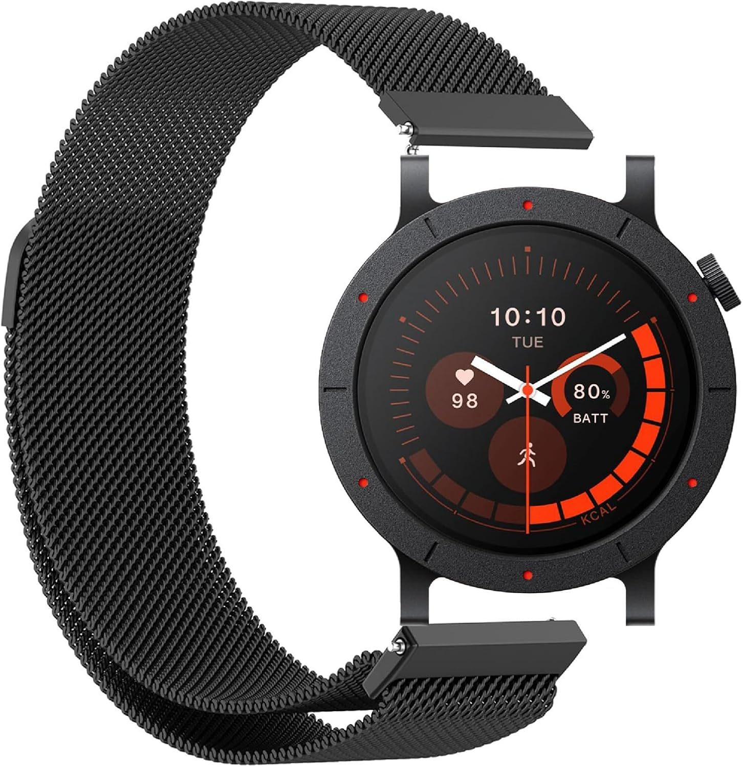 GIOPUEY Magnetic Bracelet Compatible with Nothing CMF Watch 3 Pro, Braided Stainless Steel Strap, Wear-Resistant, Magnetic, Replacement Strap