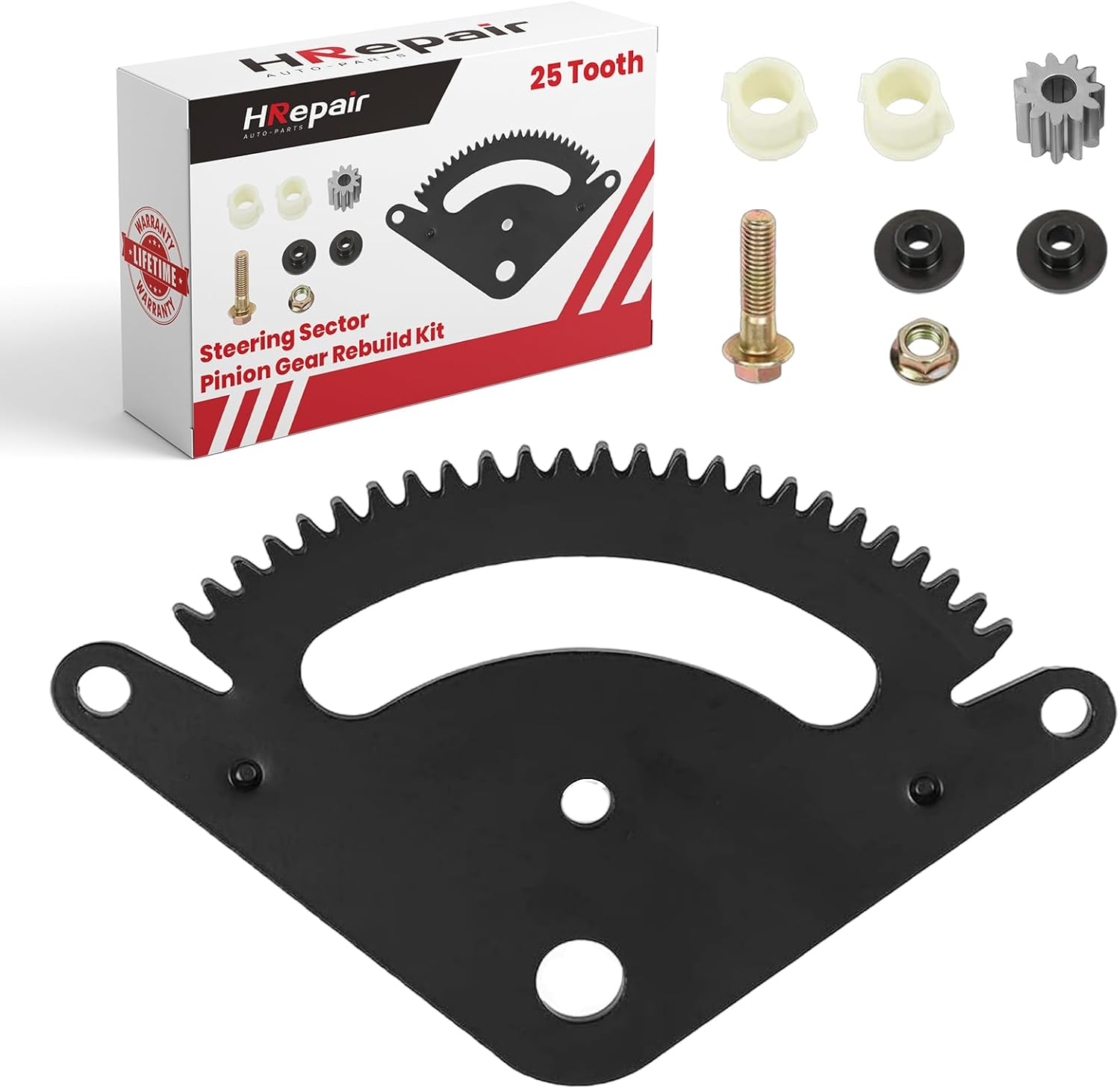 Steering Sector Pinion Gear Rebuild Kit Replacement for John Deere LA100 LA105 LA120 LA130 LA135 LA140 LA150 LA165, John Deere D Series Lawn Tractors Replaces# GX21924BLE, GX20053, GX20054, GX21994