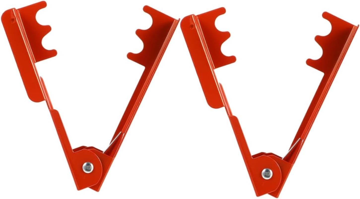 Yardenfun Rose Thorn Stripping Tool 2Pcs Iron Stem Cleaner for Roses Leaf Remover Spring Action Handle Sturdy Floral Thorn Remover Garden Pruner