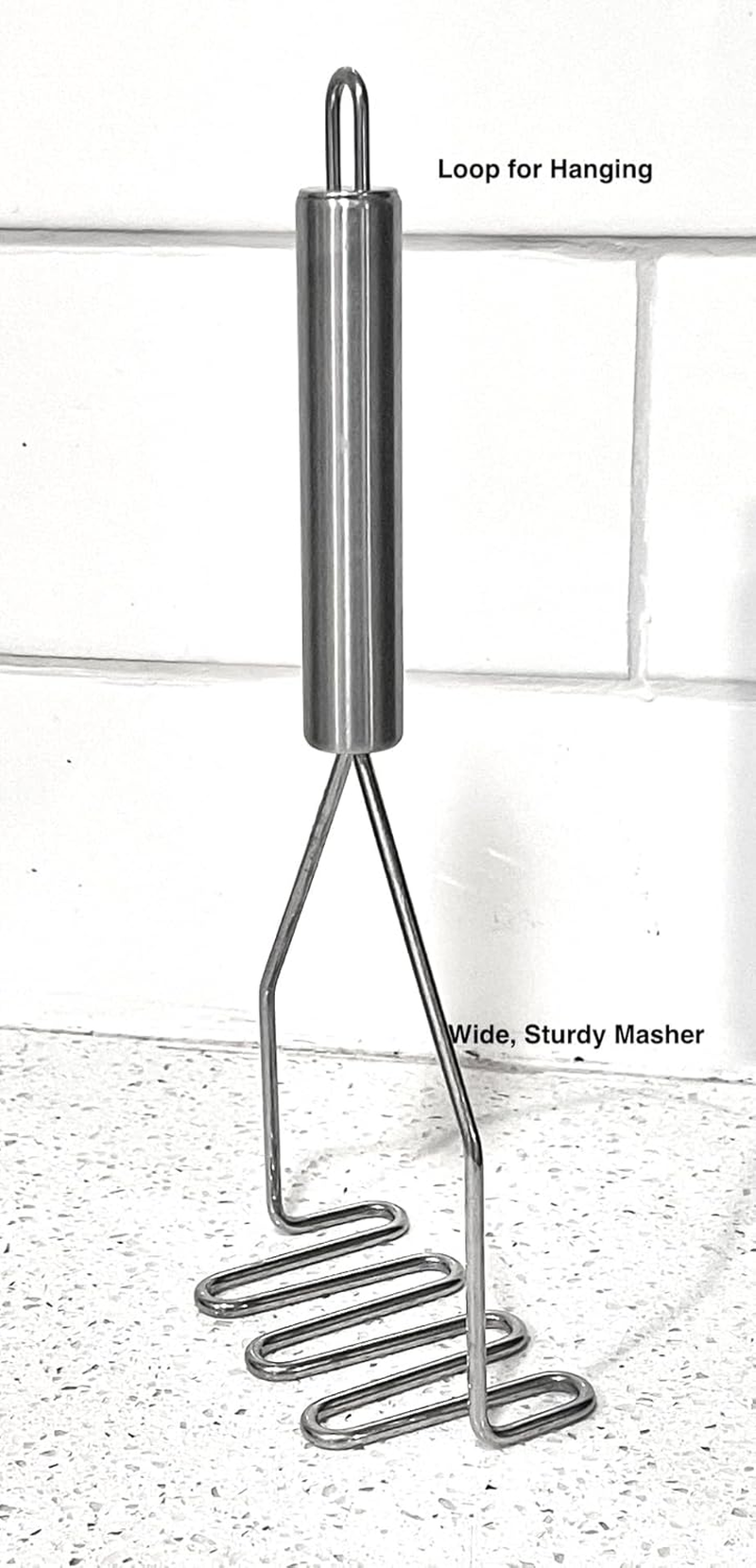 Santa Barbara Design Studio Gift Set Kitchen Essentials Tool Kit Black and White Cardboard Book Gifts, 3-Pieces, Keep Calm and Mash Potatoes