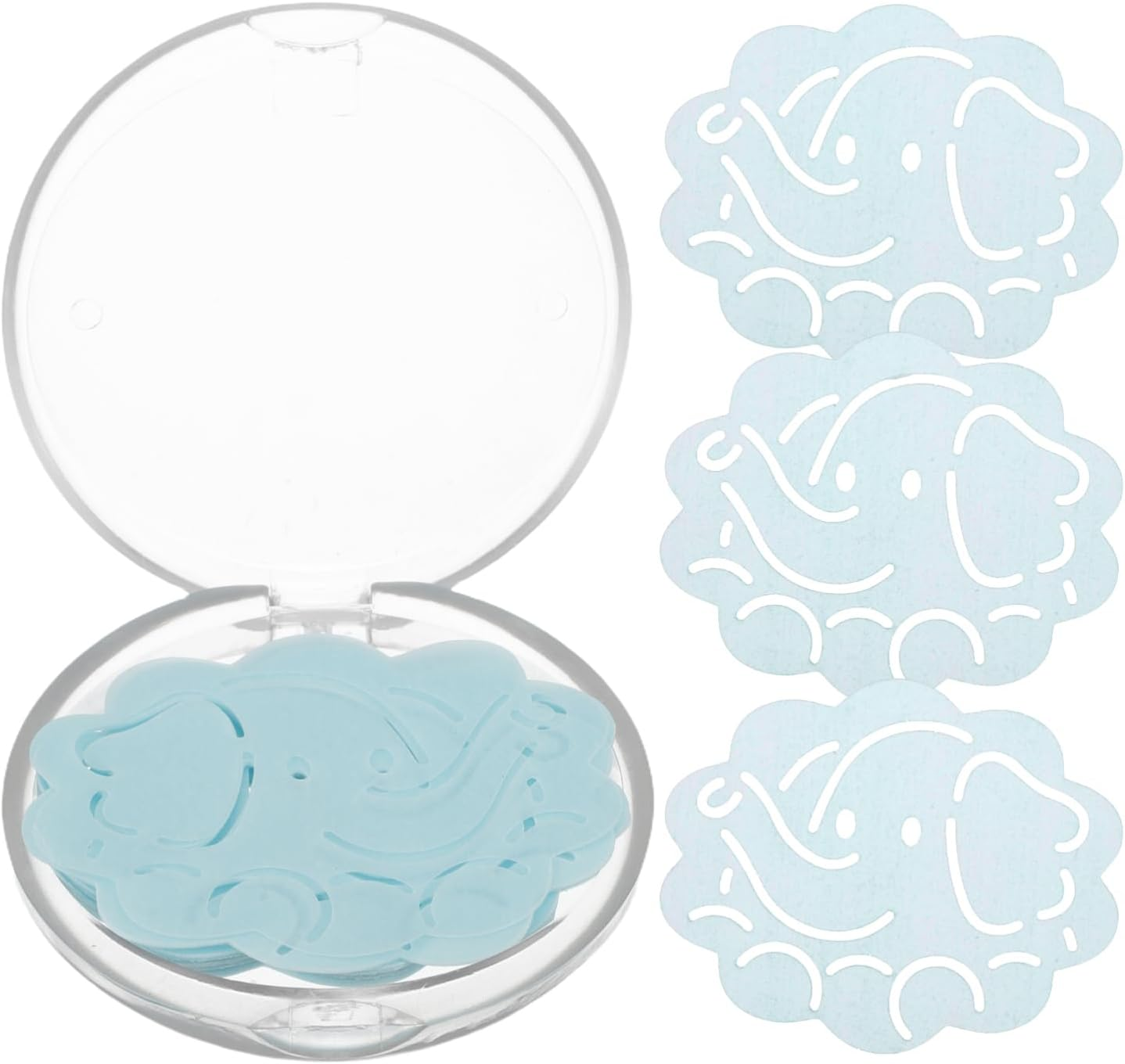 Abaodam 50Pcs Soap Sheets of Portable Hand Cleaning Soap Sheets for Travel Camping Hiking Petal image number 4