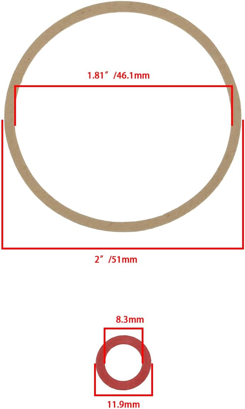 LT Easiyl 8 Pcs Carburetor Bowl Gasket OE 16010-883-015 16010883015 Compatible with Honda G150 G200 G300 G400 GC135 GC160 GC190 GCV135 GCV160 GCV190 GS160 GSV190 GV150 GV200 GV400 image number 1
