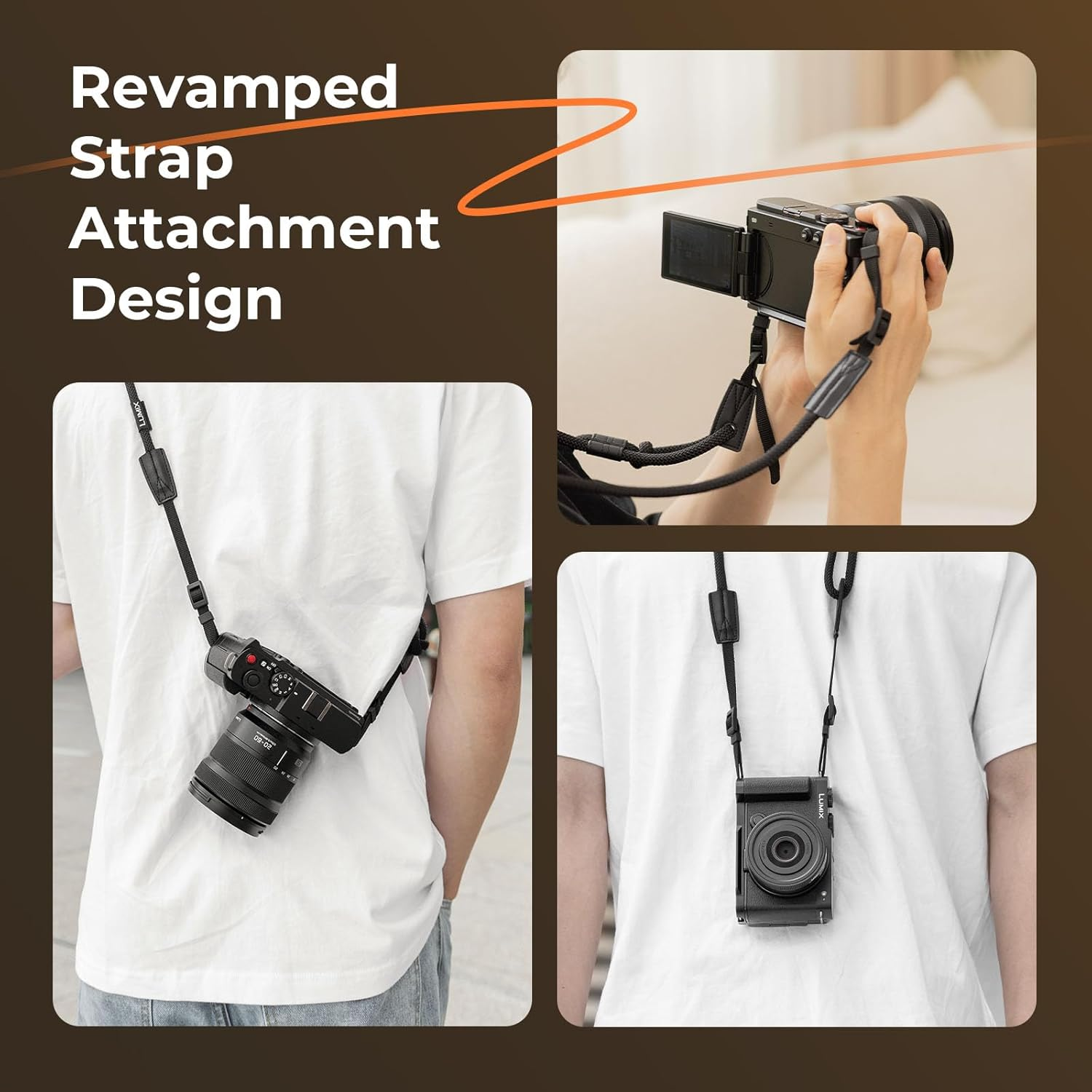 Smallrig L-Shape Handle for Panasonic LUMIX S9 with Ergonomic Silicone Grip, Built-In Quick-Release Plate for Arca for Quickly Switch on Tripods/Handheld Shooting - 4517 image number 4