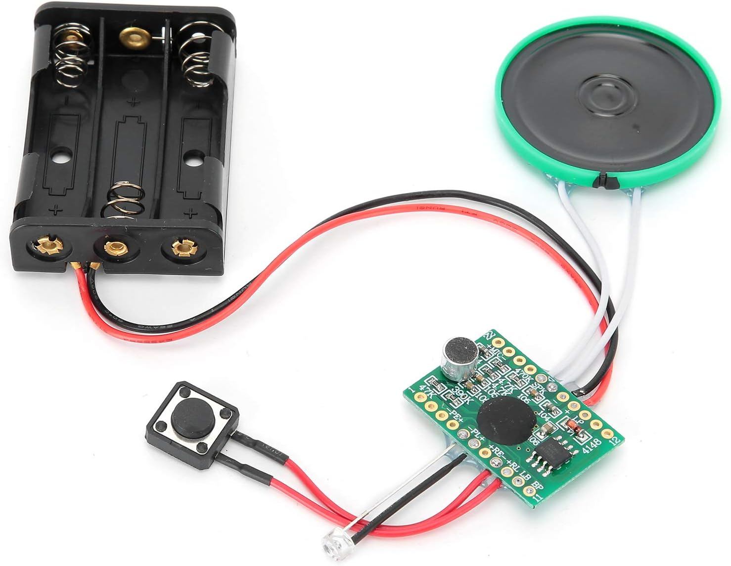 Light Sense Recording Module, 4 Minutes DIY Greeting Card Module, DIY Voice Sound Record Chip, DIY Module Used to Make Creative Blessings for Gift Cards Greeting Card(Loop Play) image number 5