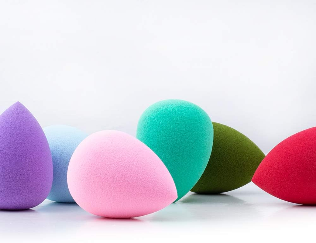 MAGMAC 10 Pcs Perfect Makeup Sponge Set Blender, Beauty Sponge Makeup Blender Flawless for Liquid,Multi-Colored Makeup Sponges image number 6