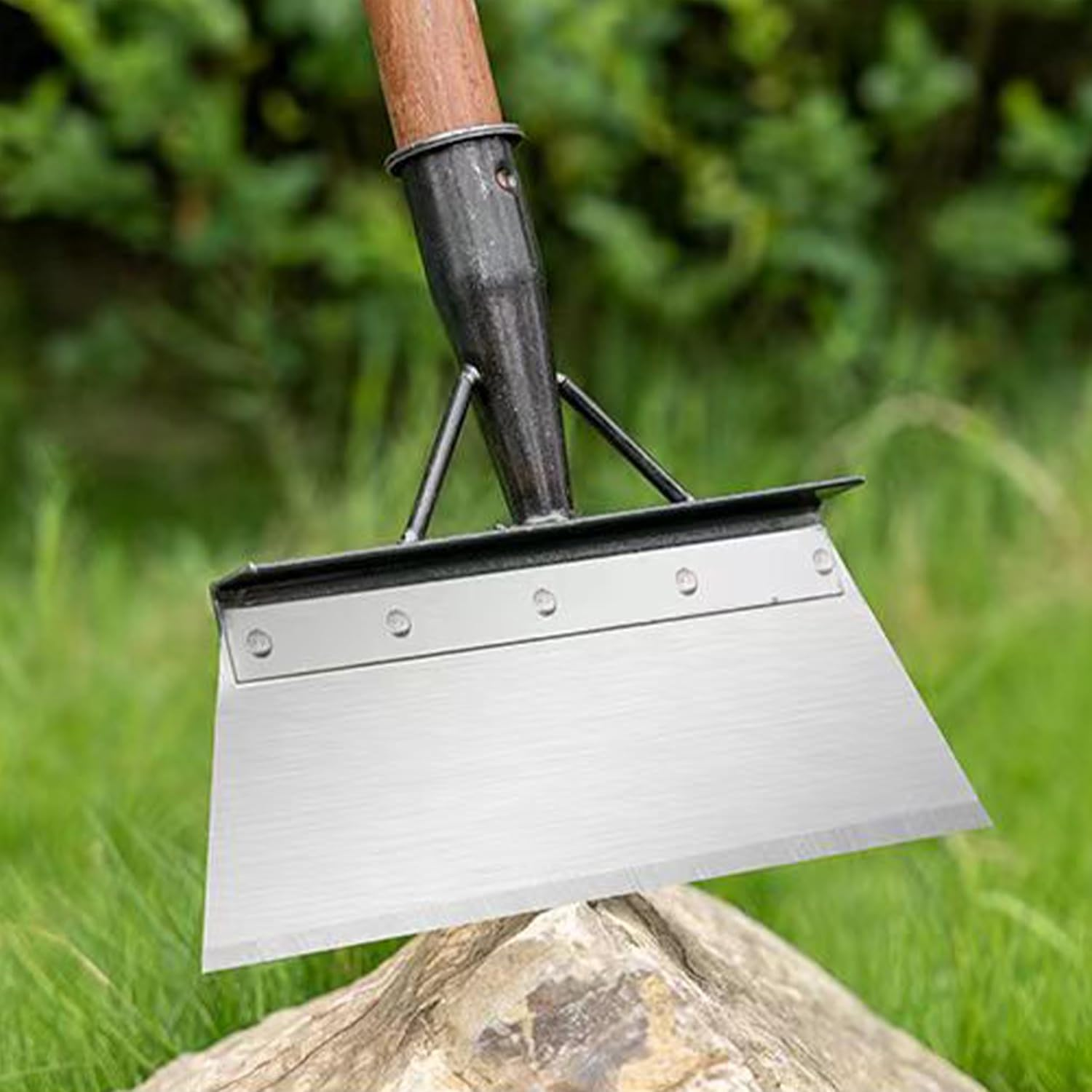 25Cm Multifunctional All-Steel Garden Shovel - Versatile Cleaning Shovel, Garden Scraper, and Weed Removal Tool for Outdoor Use image number 5