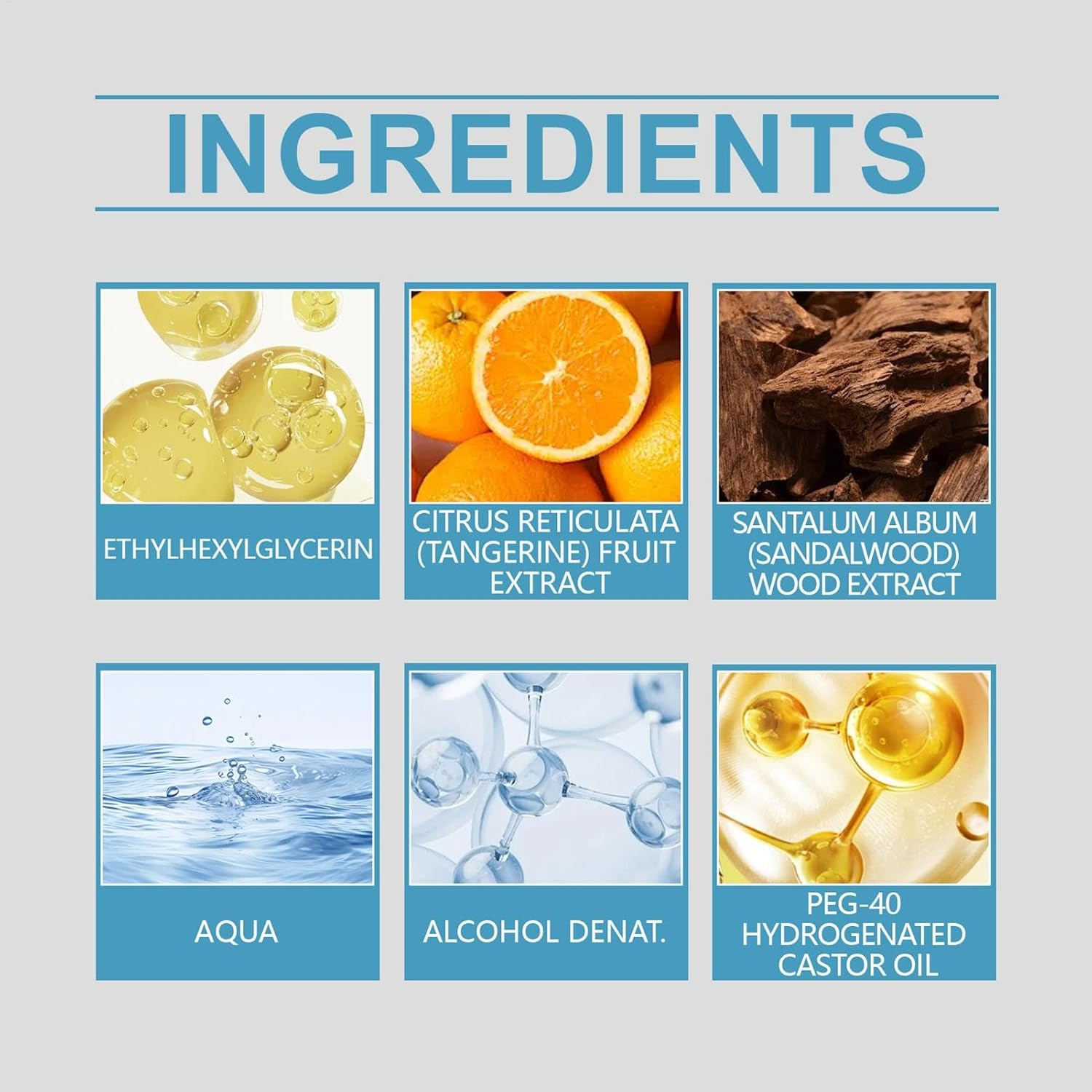 Krmoau Citrus Wood Perfume, Woody Perfume, 50 Ml Perfume Spray with Natural Charm, Woody Citrus Misting Spray, Fragrance Refreshing Body Fragrance, Atmosphere Mist