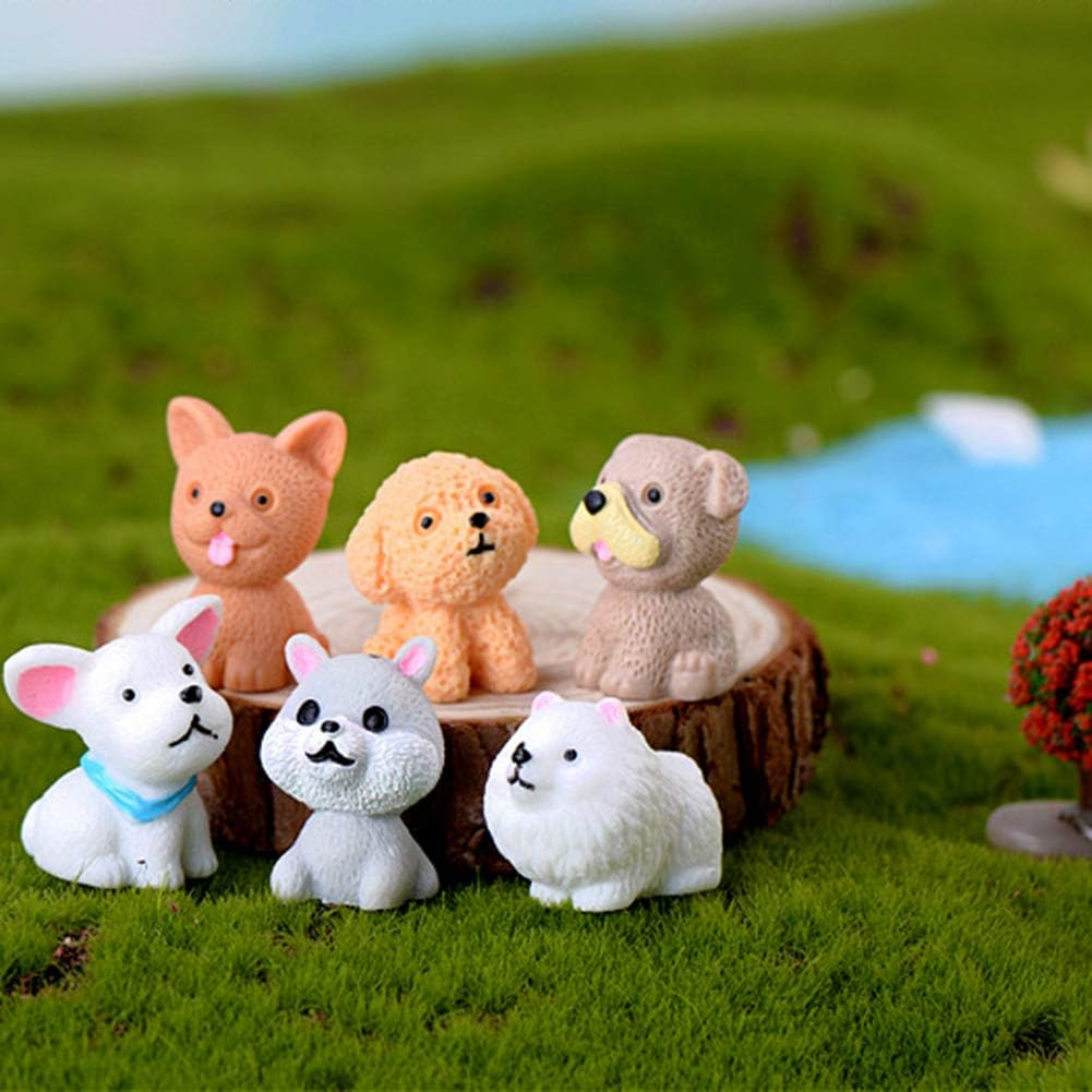 12 Pcs Dog Figures for Kids, Animal Toys Set Cake Toppers, Dog Figurines Collection Playset for Christmas Birthday Gift Desk Decorations image number 1