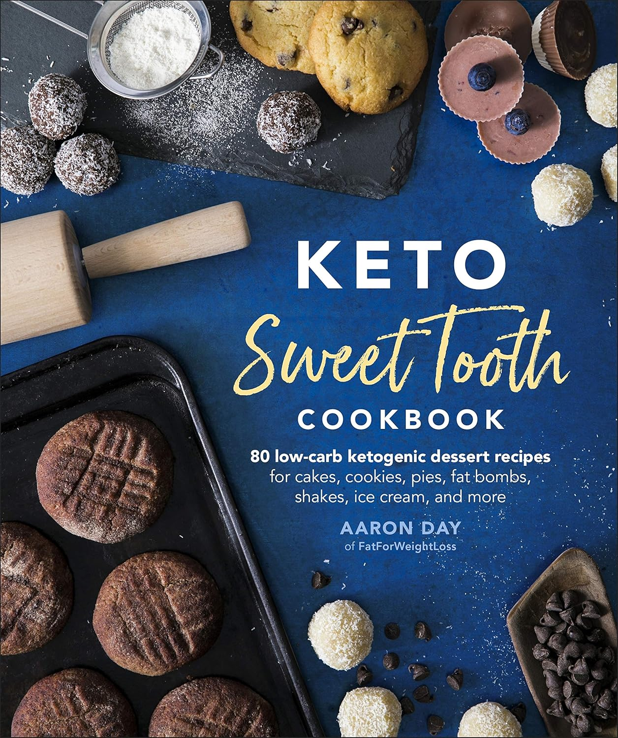 Keto Sweet Tooth Cookbook: 80 Low-Carb Ketogenic Dessert Recipes for Cakes, Cookies, Fat Bombs, Shakes, Ice Cream, and More image number 1