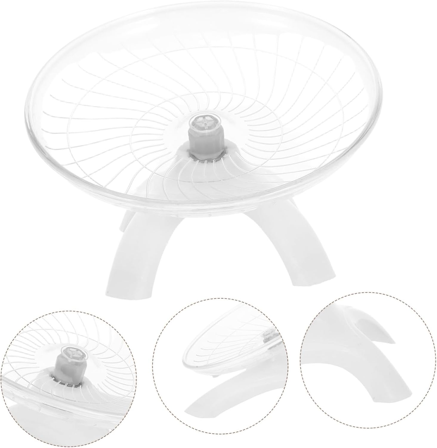Totority Silent Pet Exercise Wheel for Dwarf Hamsters Chinchillas Rabbits and Small Animals Hamster Chinchilla Wheel image number 1