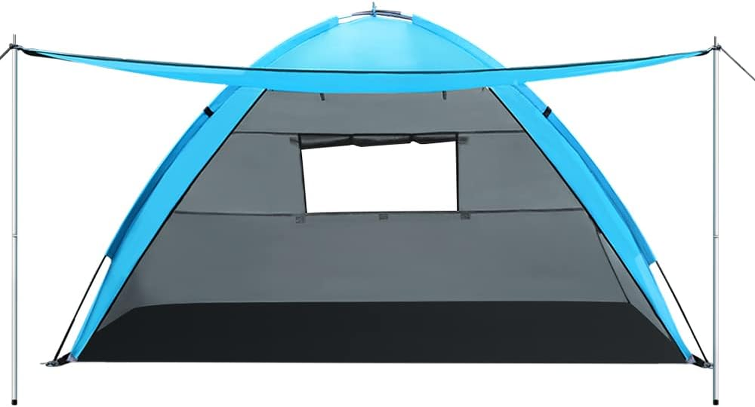 Weisshorn Pop up Beach Tent, Camping Tents 4 Person Portable Dome Shade Shelter, Automatic Easy Instant Setup Lightweight Umbrella Sun Protection Outdoor Fishing Family Picnic - Model 1 image number 6