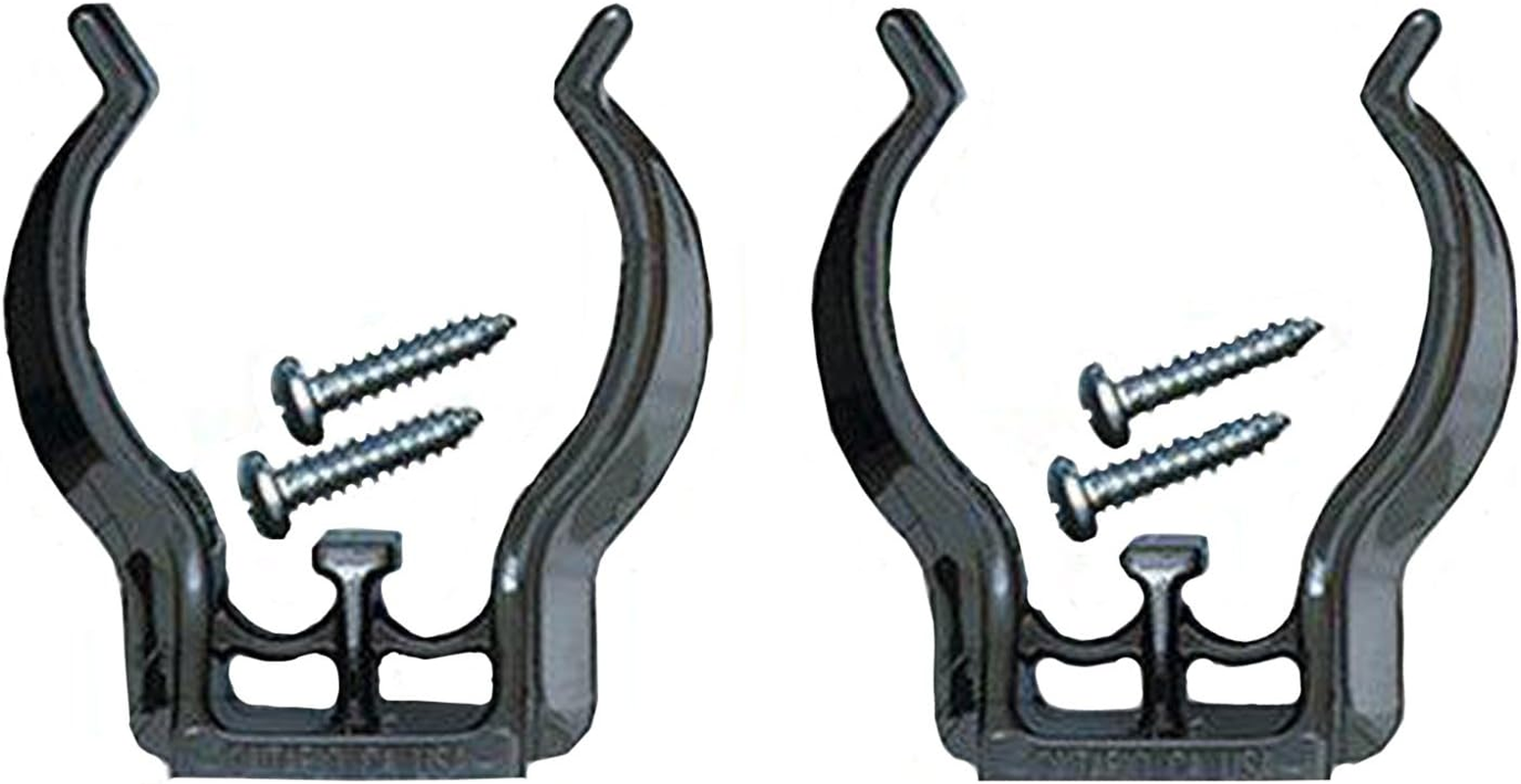 Maglite Black Universal Mounting Brackets for D-Cell Flashlight, 2 Pk image number 1