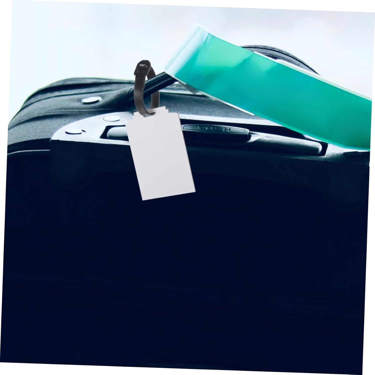 STOBOK Thermal Transfer Luggage Tag Blank Suitcase Tags DIY for Travel Cruise Ship Holder
