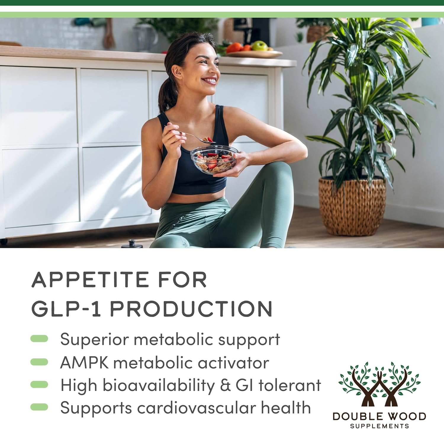 Dihydroberberine Supplement 100Mg, 60 Capsules (Patented Glucovantage Super Berberine, May Be 5X More Effective than Berberine with Less Side Effects) Third Party Tested, Vegan Safe by Double Wood image number 3