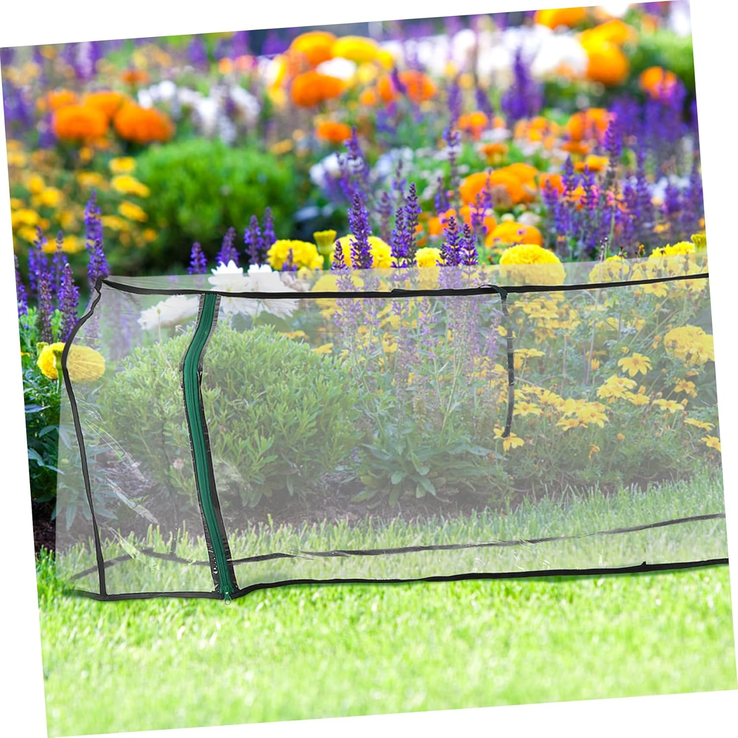 Plant Protection Tent Gardening Supply Garden Bed Cover for Indoor and Outdoor Use Reinforced PVC Cover High Light Transmission Weather Resistant Portable image number 6