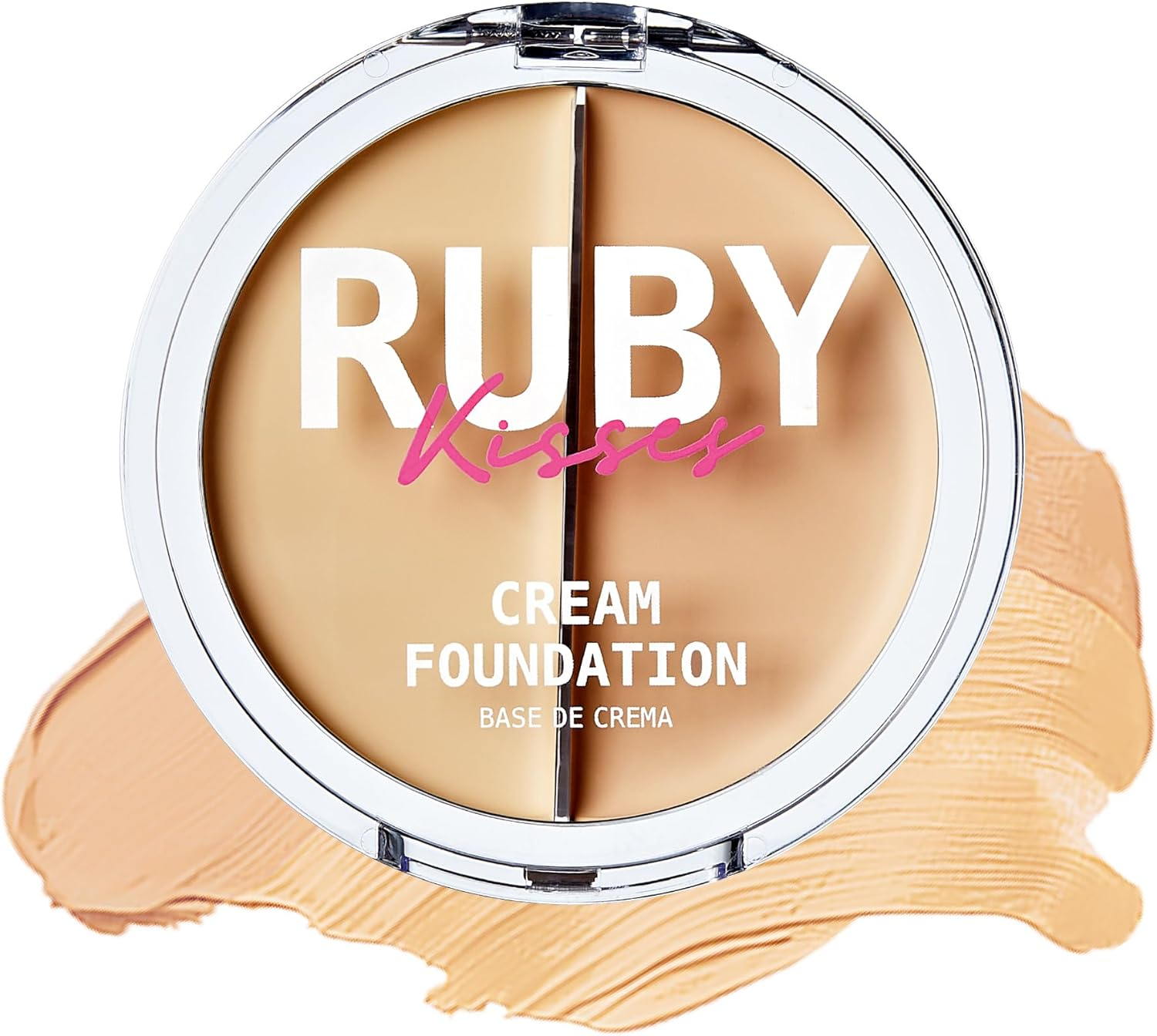 Ruby Kisses 3D Face Creator Cream Foundation & Concealer, 12 Hours Long Lasting, Medium to Full Coverage, Non-Greasy, Ideal for Makeup & Contour Palette (Level 13)