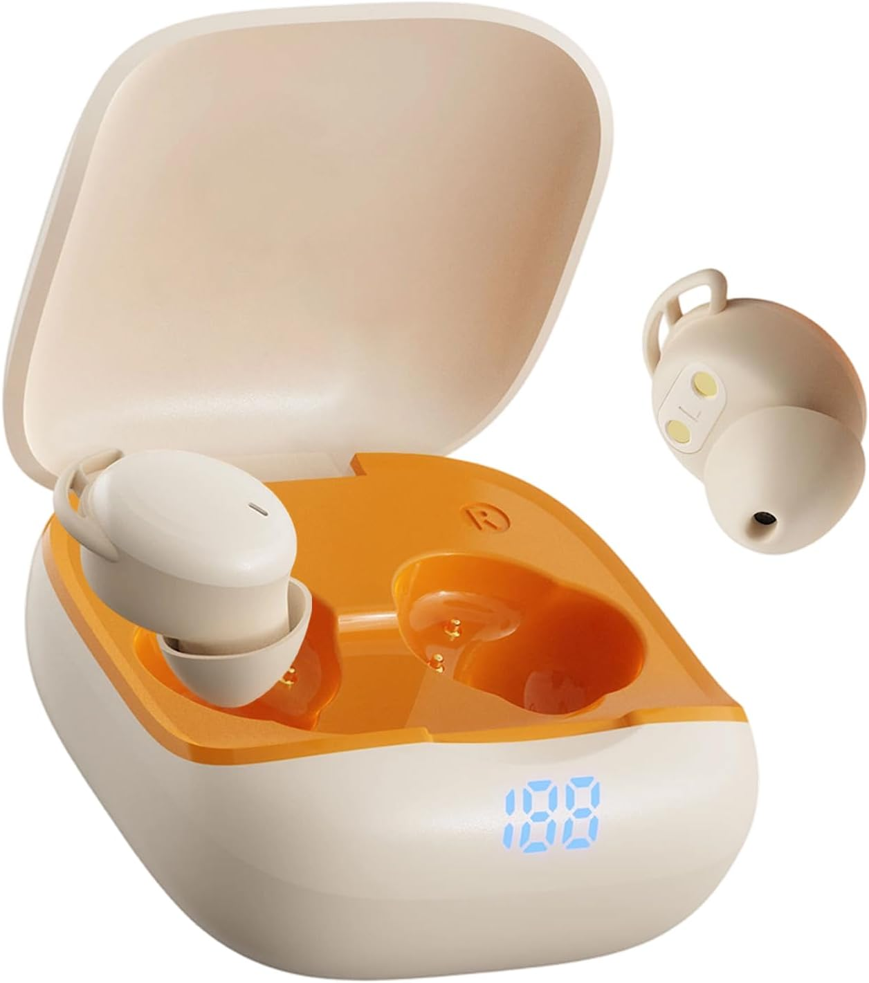 Noise Cancelling Earbuds | Mini Stereo Sound Noise Cancelling Earphones - Hearing Aids Earbuds for Sleeping | for Travel Sports Running Office Home Bed Indoor Climbing Camping