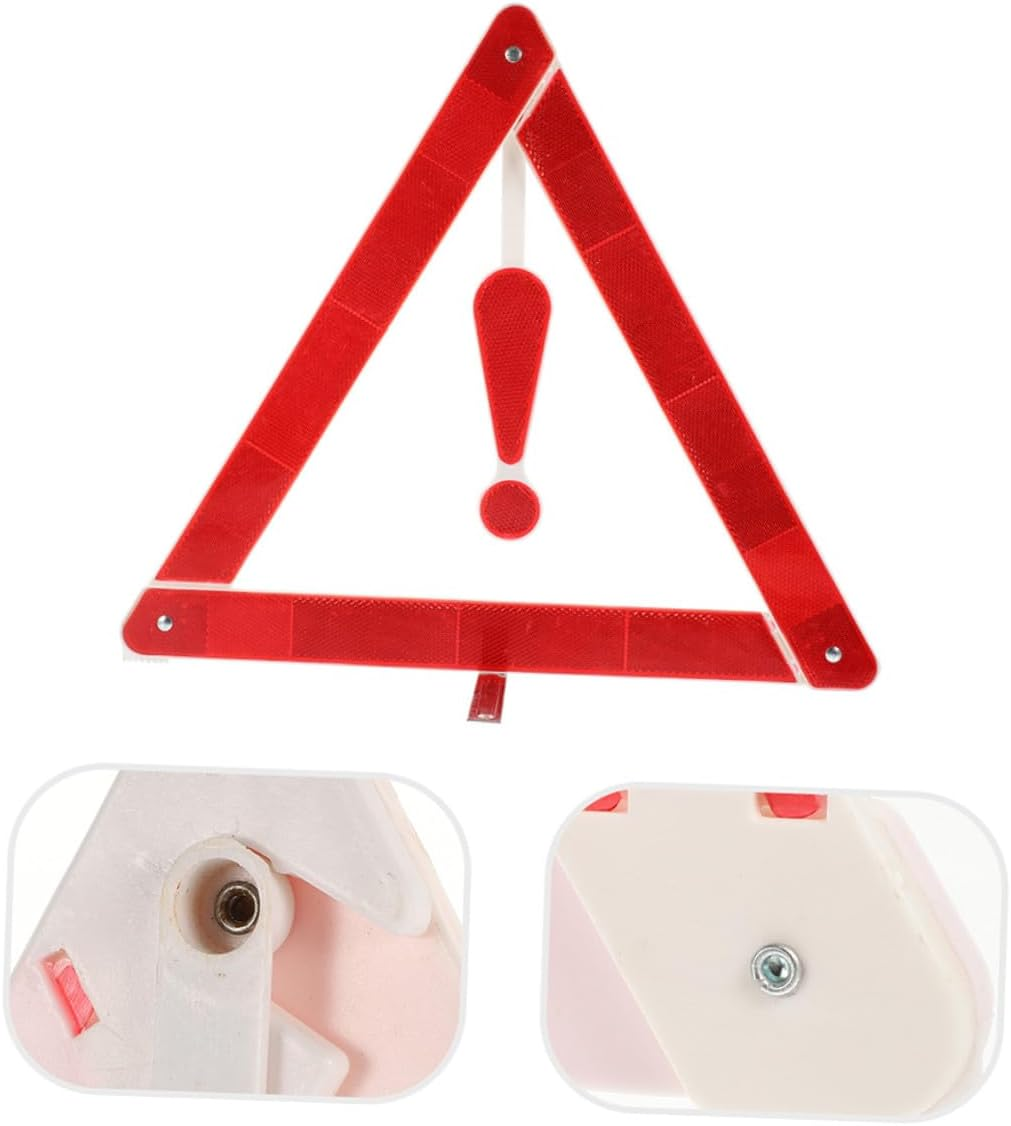 Reflective Car Warning Triangle Emergency Road Safety Sign for Breakdown and Maintenance Design for Vehicle Trunk Storage High Visibility Emergency Triangle for Roadside Safety image number 5