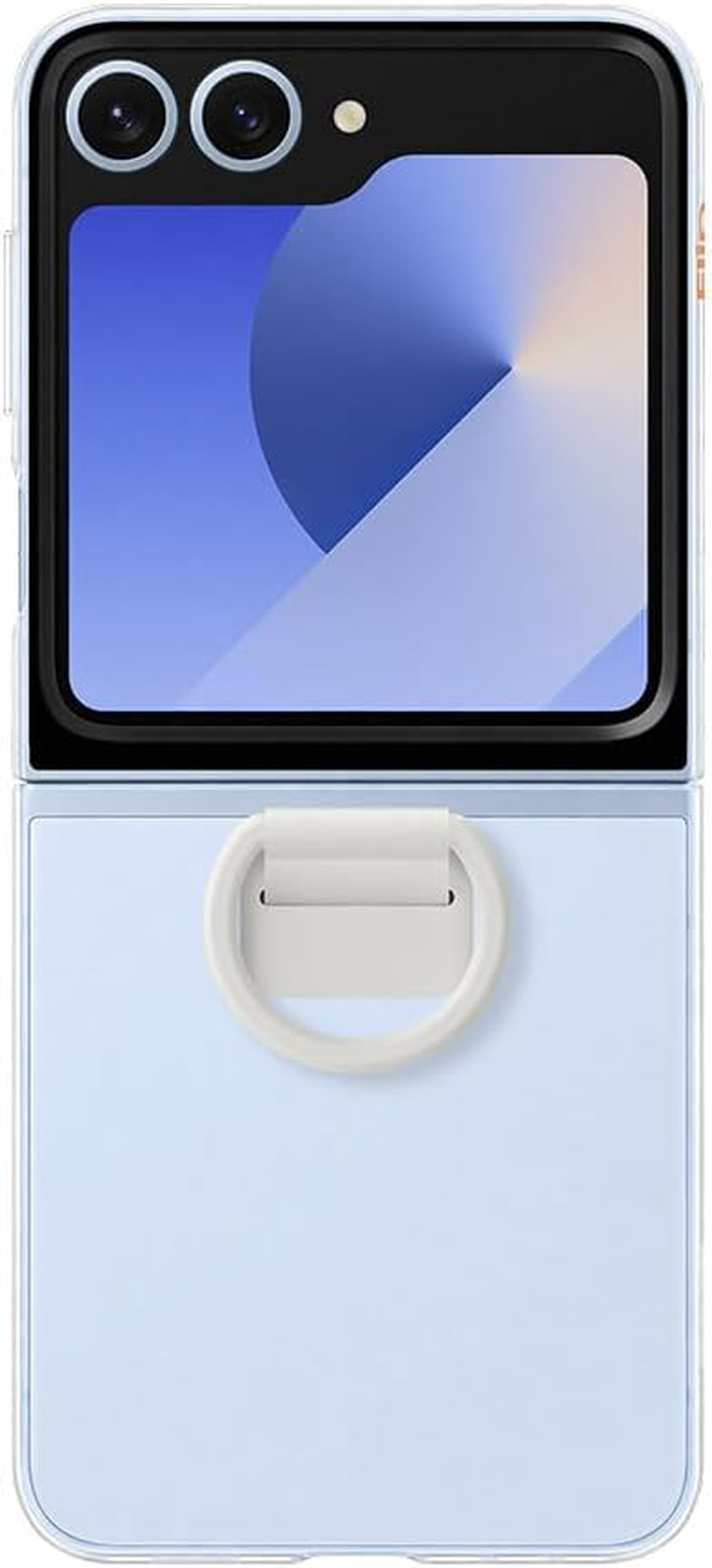 Samsung Phone Case with Ring for Samsung Galaxy Z Flip 6, Clear image number 5