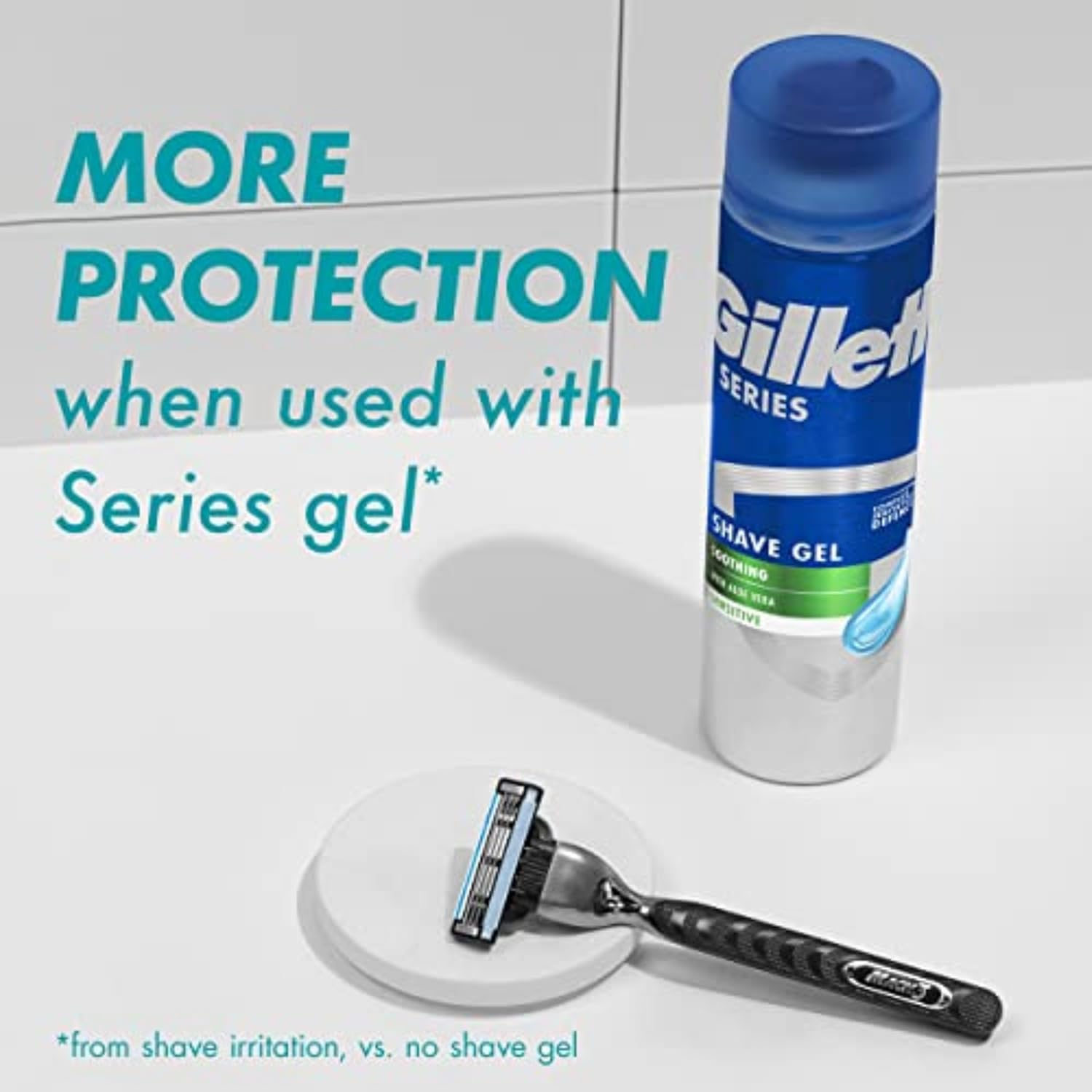 Gillette Mach3 Razor Refills for Men, 15 Razor Blade Refills image number 3