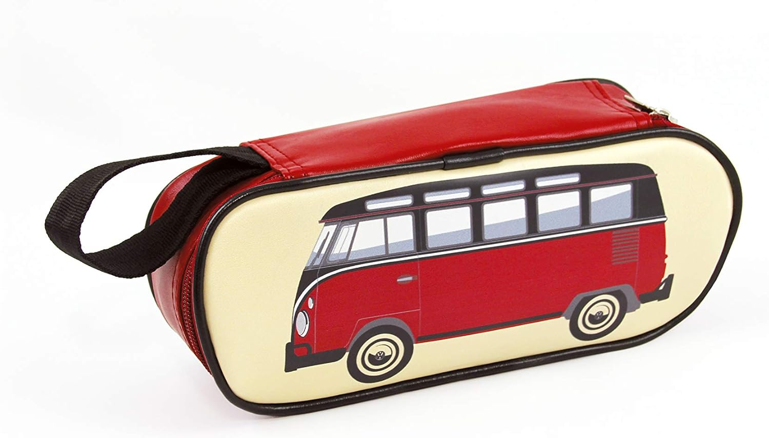 BRISA VW Collection - Volkswagen Bus T1 Camper Van Kombi Pencil Case, Pencil Pouch & Cosmetic Case with Vintage/Retro Design