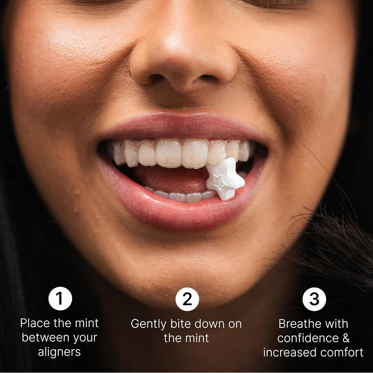 Starmintz - Clear Aligner Mints - Edible Alternative to Aligner Chewies - Xylitol Mints for Dry Mouth - Spearmint (1 Pack)