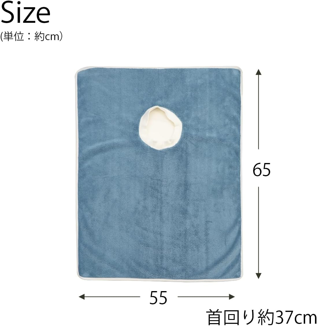 DGKS-002 Prairie Dog Pet Bath Towel, Doggy Thinking of Trimmer, Absorbent and Quick Drying, Blue S image number 5