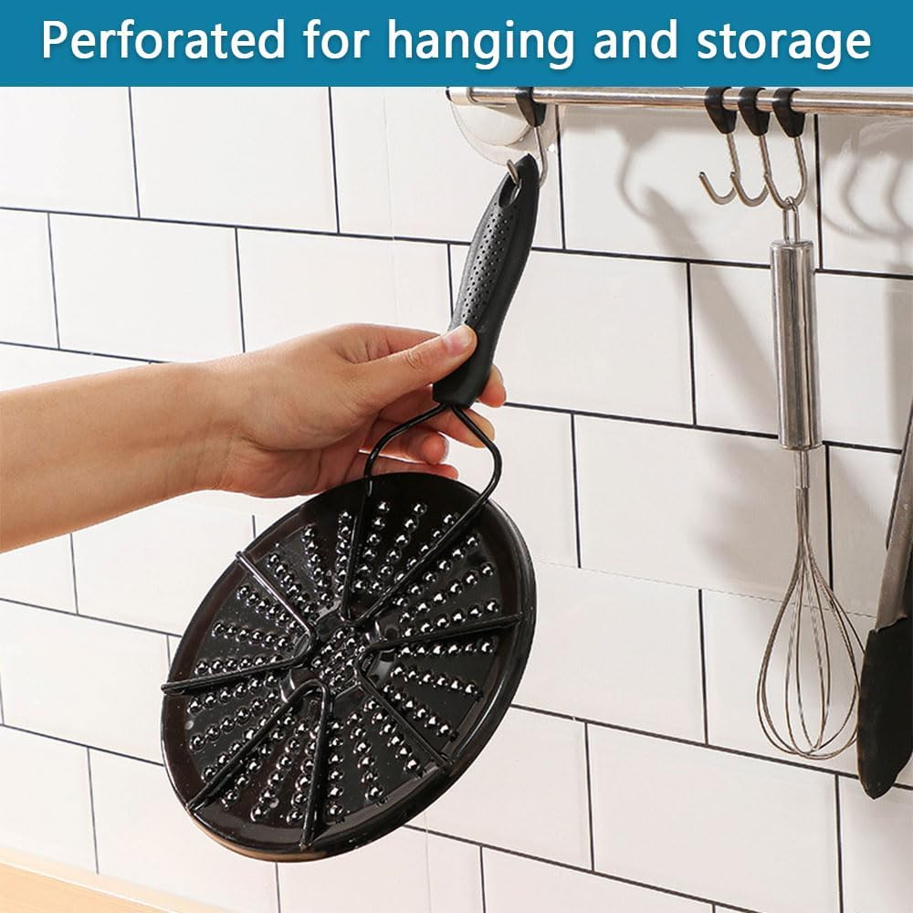 Heat Diffuser Plate for Gas & Electric Stoves, Cast Iron Thermal Conduction Plate, Even Heat Distribution, Non-Slip Handle, Ideal for Hot Pots, Milk, Simmering, and Stovetop Cooking image number 5