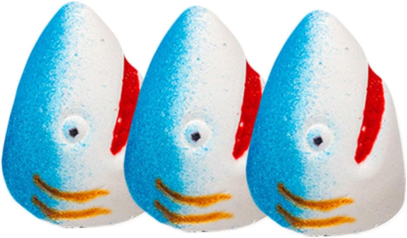 UTHCLO 3Pcs Festive Shark Bath Salt Bomb Natural Bathing Bomb Fragrance Bath Salt for Boys and Girls Adults Skin-Friendly image number 4