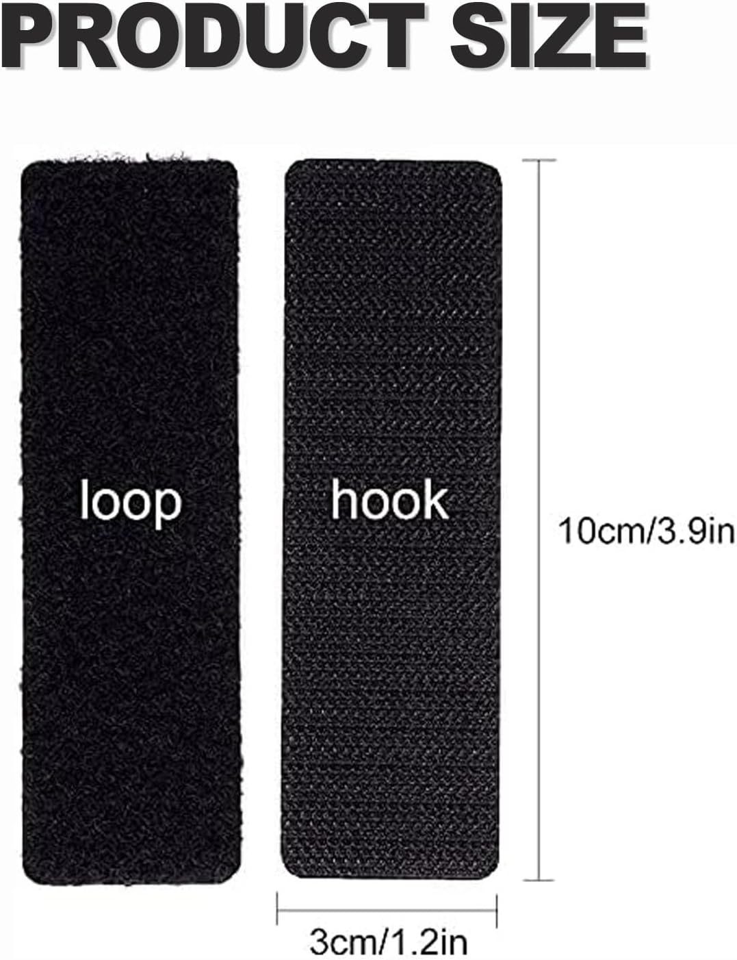 Wzenclave 15Pairs of Industrial Heavy Duty Velcro Tape Dots - Upgraded, Self-Adhesive Backing, Double-Sided Velcro Strips for Carpets, Sofa Cushions, Steps, Hanging Pictures, Office, and Home Use. image number 1