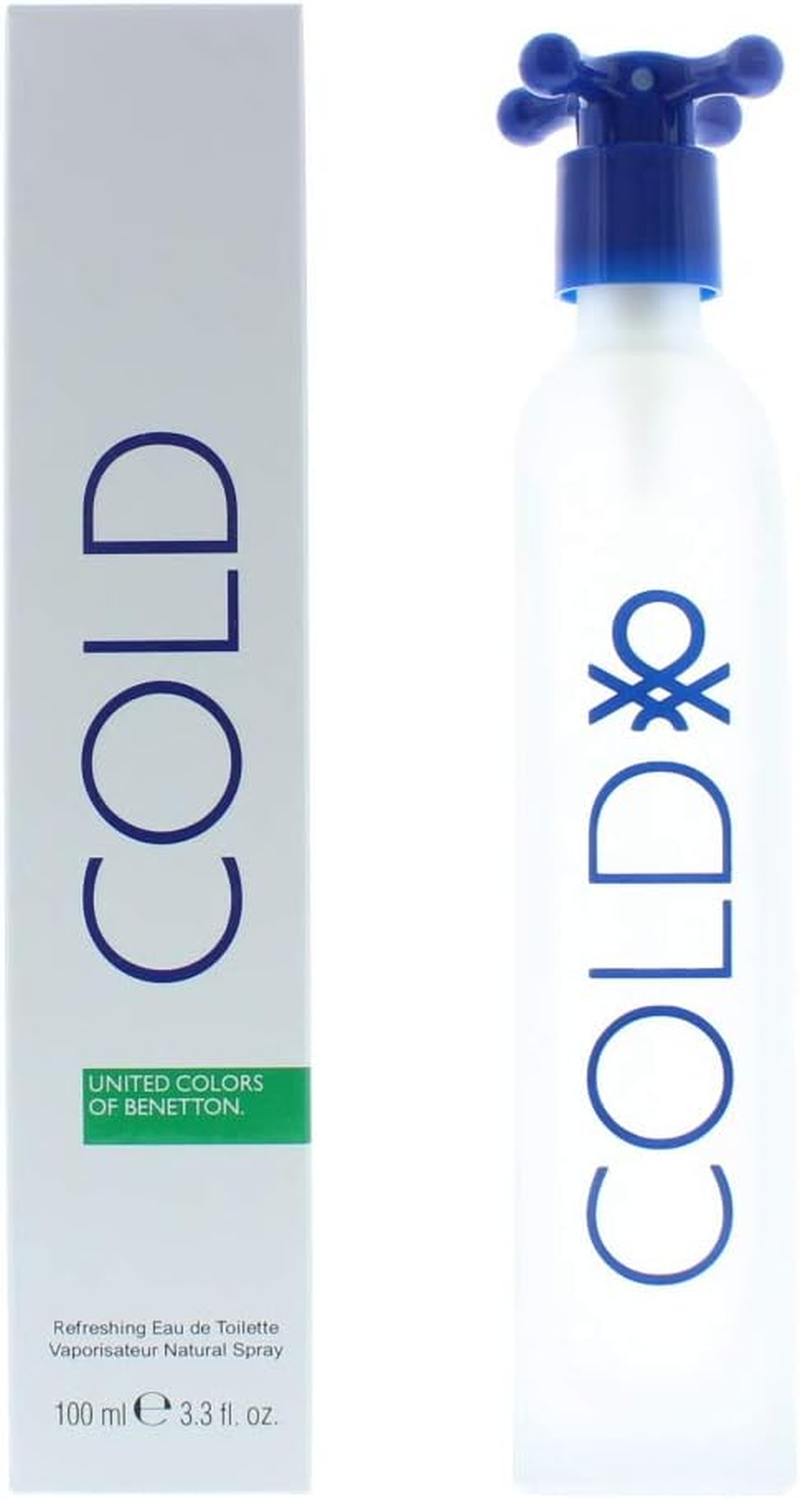 Benetton Cold Eau De Toillette Spray for Men, 100Ml image number 2